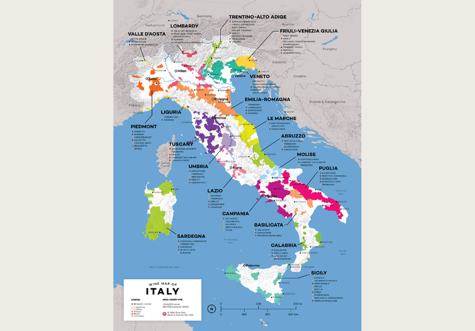 Map of Italy