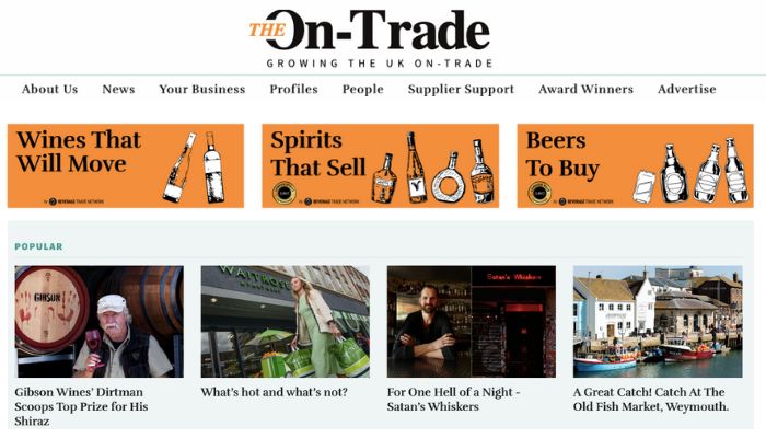 Image: The On-Trade Website