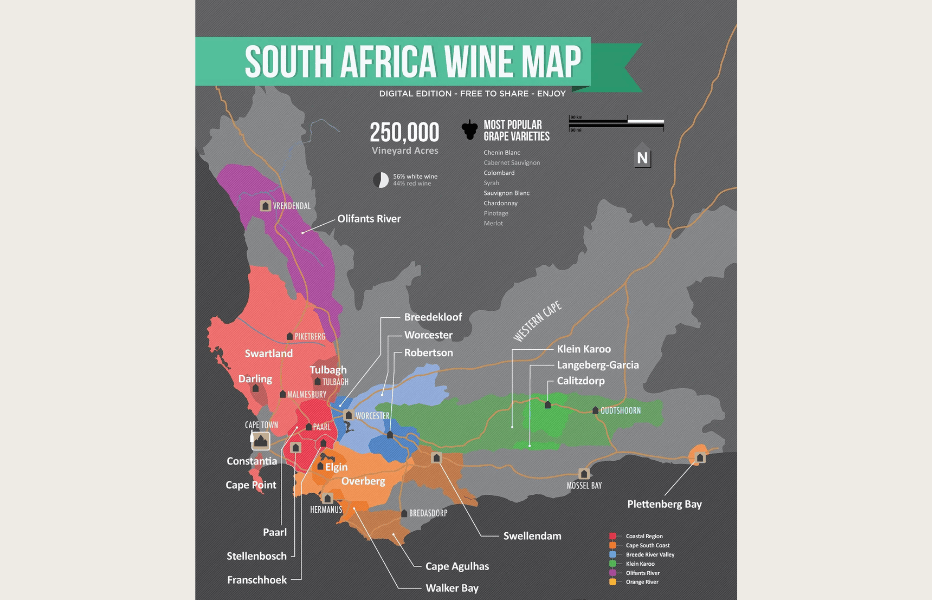 Map of South Africa