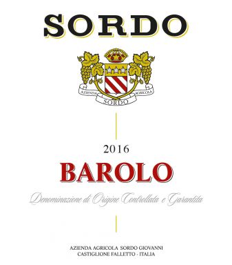 Logo for: SORDO BAROLO DOCG 2016