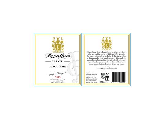 Logo for: PepperGreen Estate Pinot Noir 2019