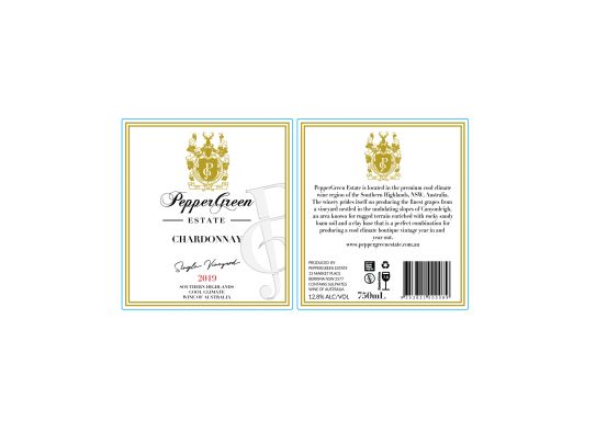 Logo for: PepperGreen Estate Chardonnay 2019