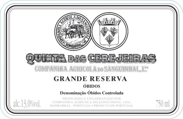 Logo for: Qta Cerejeiras Grande Reserva Óbidos Wite