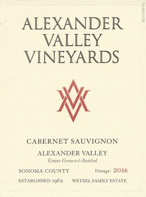 Logo for: Alexander Valley Vineyards Estate Cabernet Sauvignon