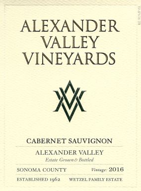 Logo for: Alexander Valley Vineyards Estate Cabernet Sauvigon - Organically Grown