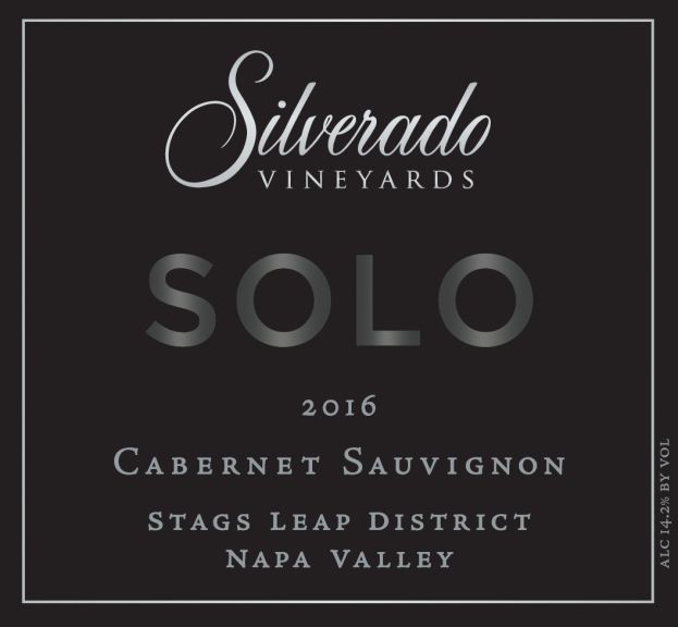 Photo for: Silverado Vineyards Solo Cabernet Sauvignon
