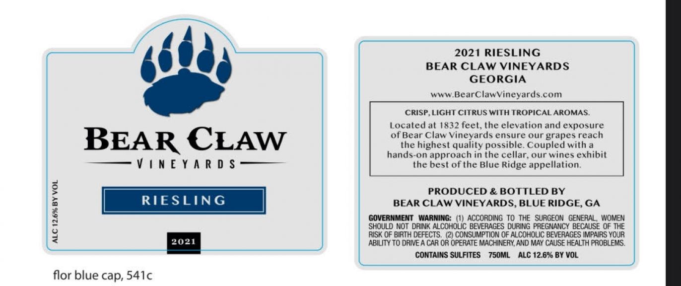 Photo for: Bear Claw Riesling