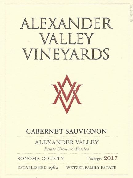 Photo for: Alexander Valley Vineyards Estate Cabernet Sauvigon